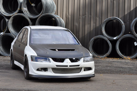 HD0305MITEVO8-OE-DRY Seibon Evo 7/8/9 Dry Carbon Fiber Hood