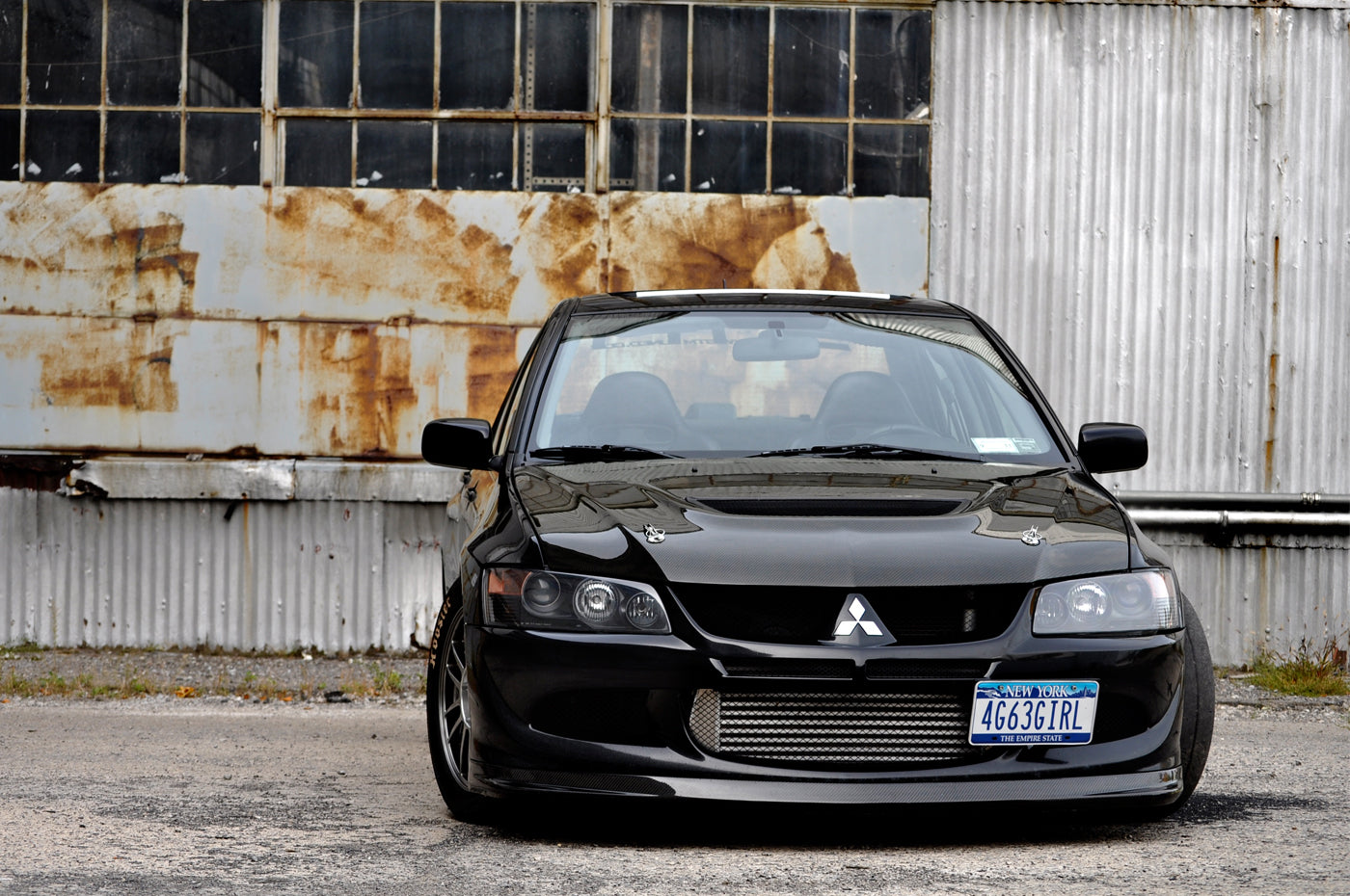HD0305MITEVO8-OE Seibon Evo 7/8/9 OEM Style Carbon Fiber Hood