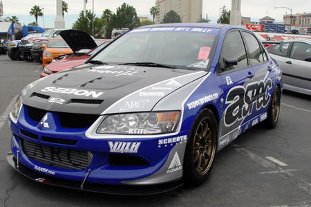 HD0305MITEVO8-TSII Seibon Evo 7/8/9 TSII Style Carbon Fiber Hood
