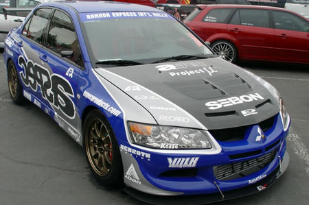 HD0305MITEVO8-TSII Seibon Evo 7/8/9 TSII Style Carbon Fiber Hood