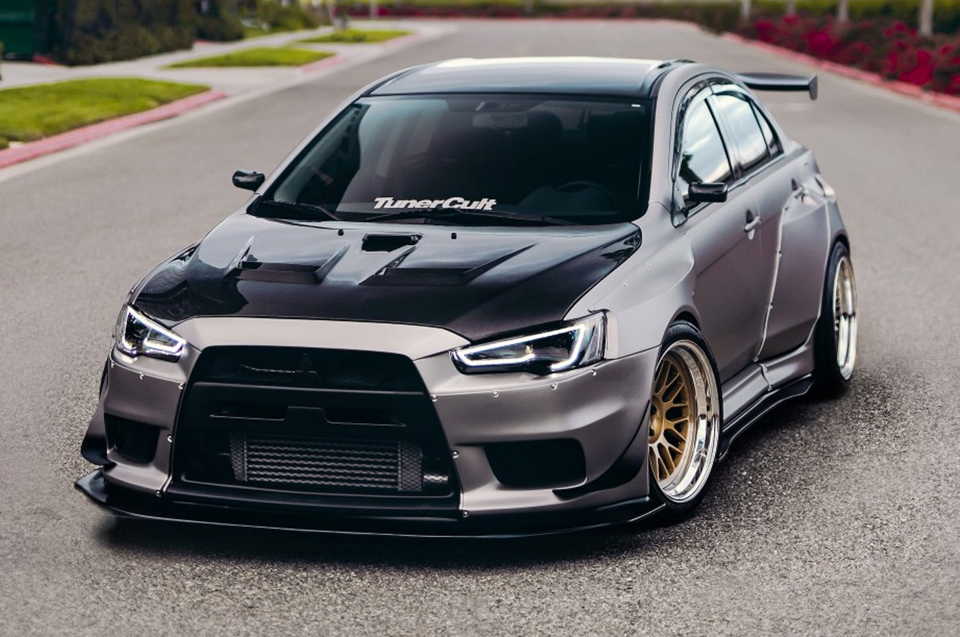 HD0809MITEVOX-DV Seibon Evo X Carbon Fiber DV Style Hood 