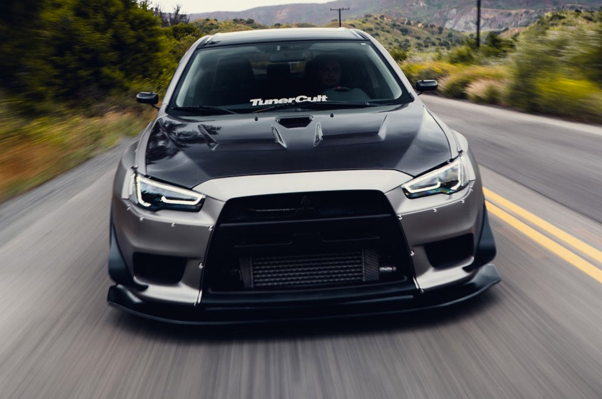 HD0809MITEVOX-DV Seibon Evo X Carbon Fiber DV Style Hood 