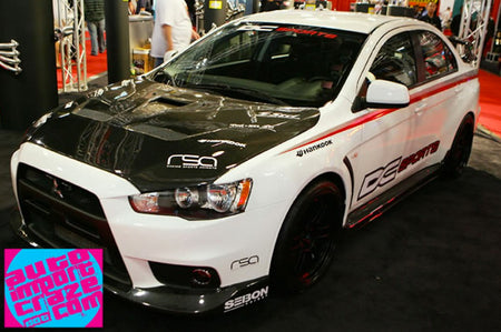 HD0809MITEVOX-OE Seibon Evo X OEM Style Carbon Fiber Hood