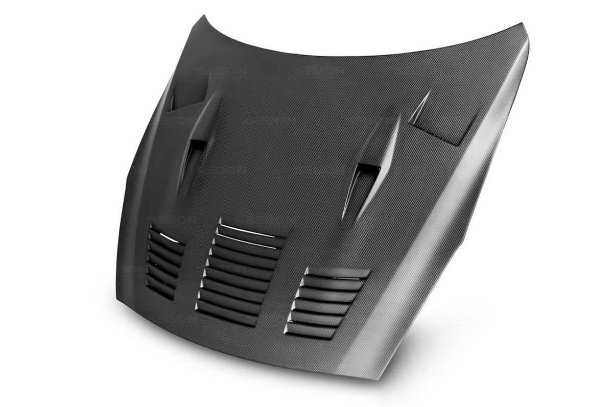HD0910NSGTR-GTII-DRY Seibon GTII R35 GTR Dry Carbon Hood
