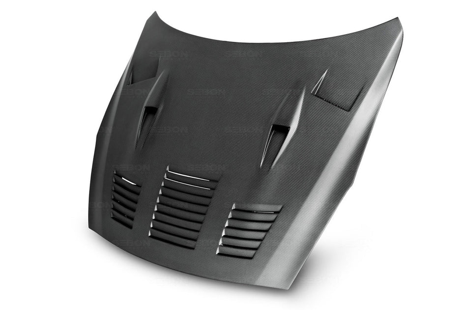HD0910NSGTR-GTII-DRY Seibon GTII R35 GTR Dry Carbon Hood