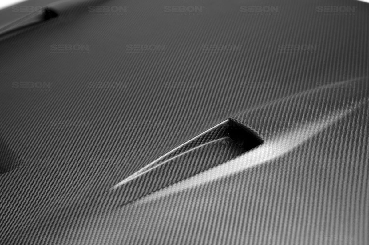 HD0910NSGTR-GTII-DRY Seibon GTII R35 GTR Dry Carbon Hood