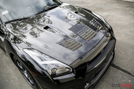 HD0910NSGTR-GTII Seibon GTII Style R35 GTR Carbon Fiber Hood