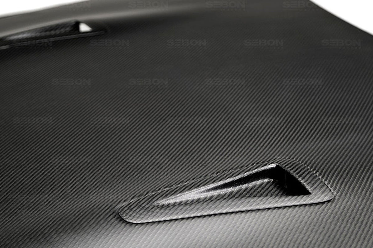 Seibon Carbon Fiber Hood OEM Style Dry for R35 GTR 2009-2016 (HD0910NSGTR-OE-DRY)