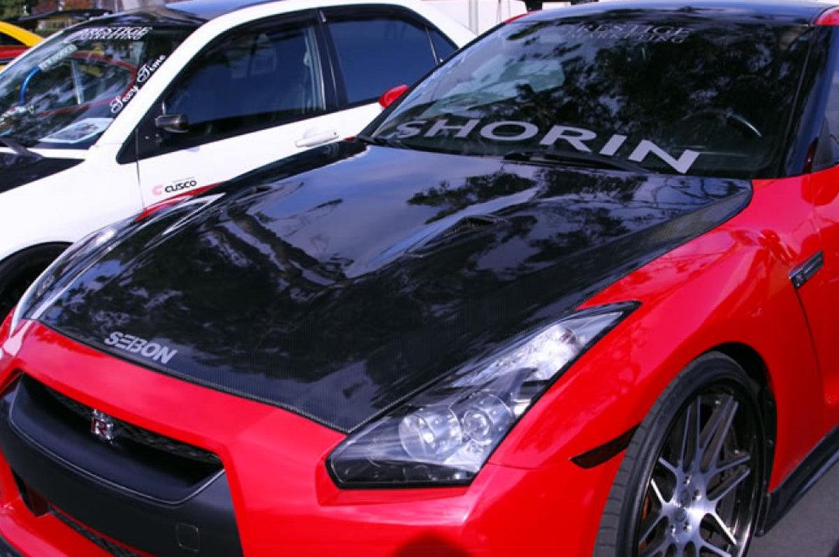 HD0910NSGTR-OE Seibon OEM Style R35 GTR Carbon Fiber Hood