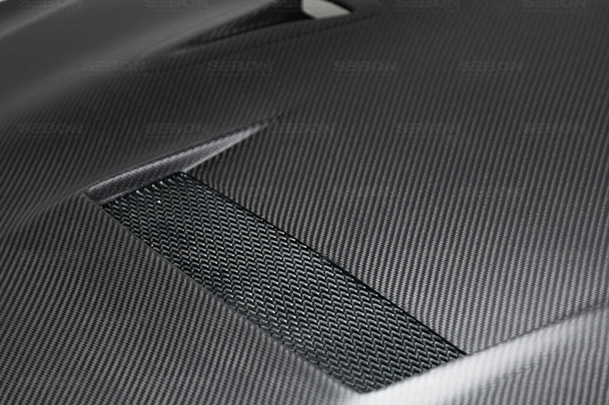 HD0910NSGTR-VSII-DRY Seibon VSII R35 GTR Dry Carbon Hood