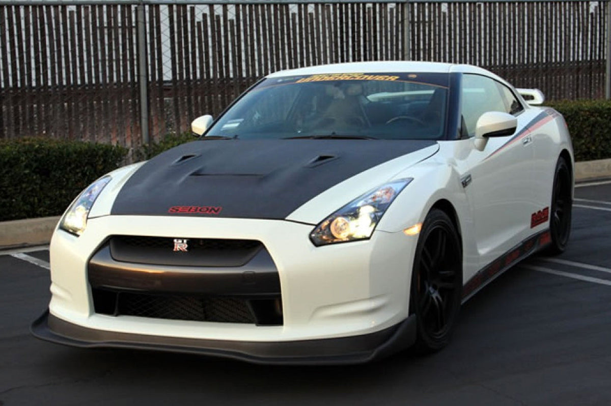 HD0910NSGTR-VSII-DRY Seibon VSII R35 GTR Dry Carbon Hood