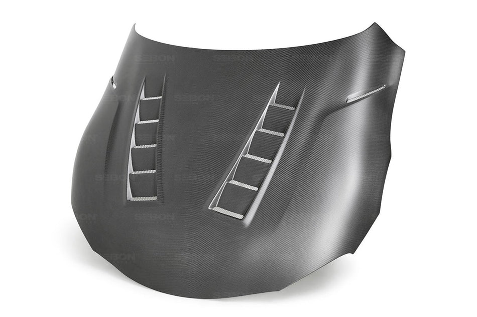 Seibon Carbon Fiber Hood TS Style Dry for Supra GR (HD20TYSUP-TS-DRY)