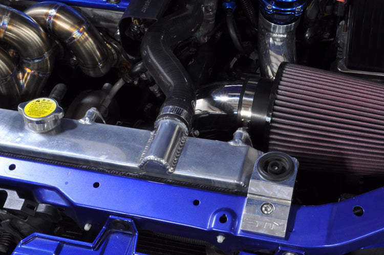 Koyo HH030939 Evo 4/5/6 Radiator installed in an Evo 8
