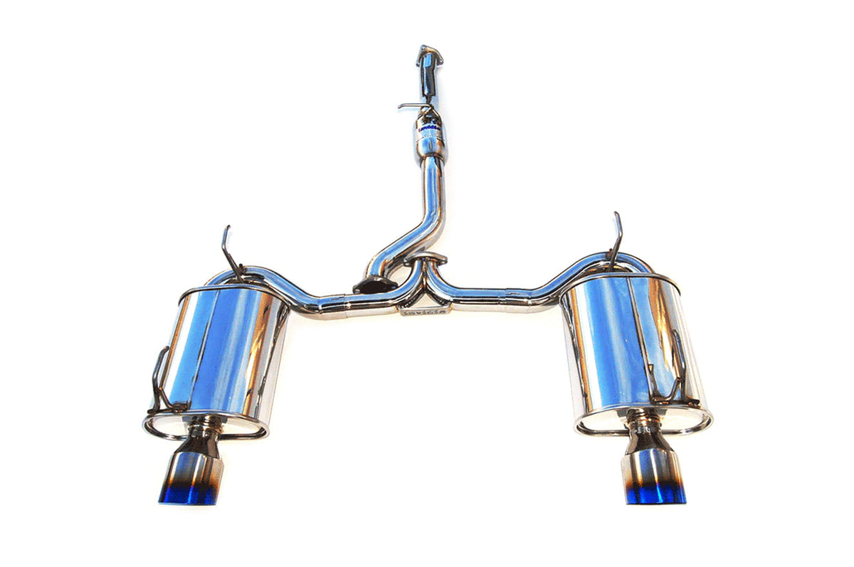 Invidia Q300 Cat-Back Exhaust for S2000 Dual Exit with Blue Titanium Tips (HS00HS1G2T)