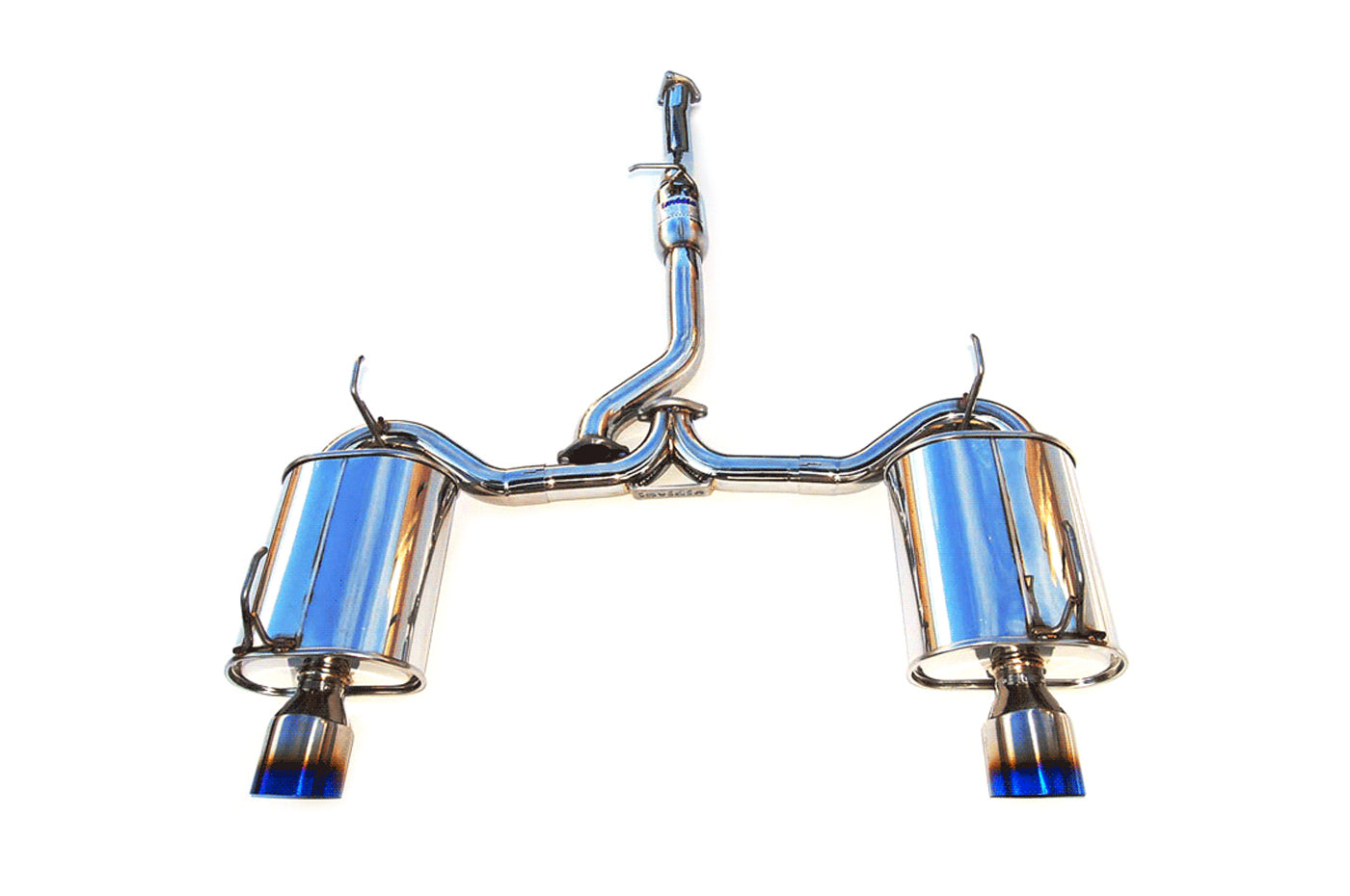 Invidia Q300 Cat-Back Exhaust for S2000 Dual Exit with Blue Titanium Tips (HS00HS1G2T)