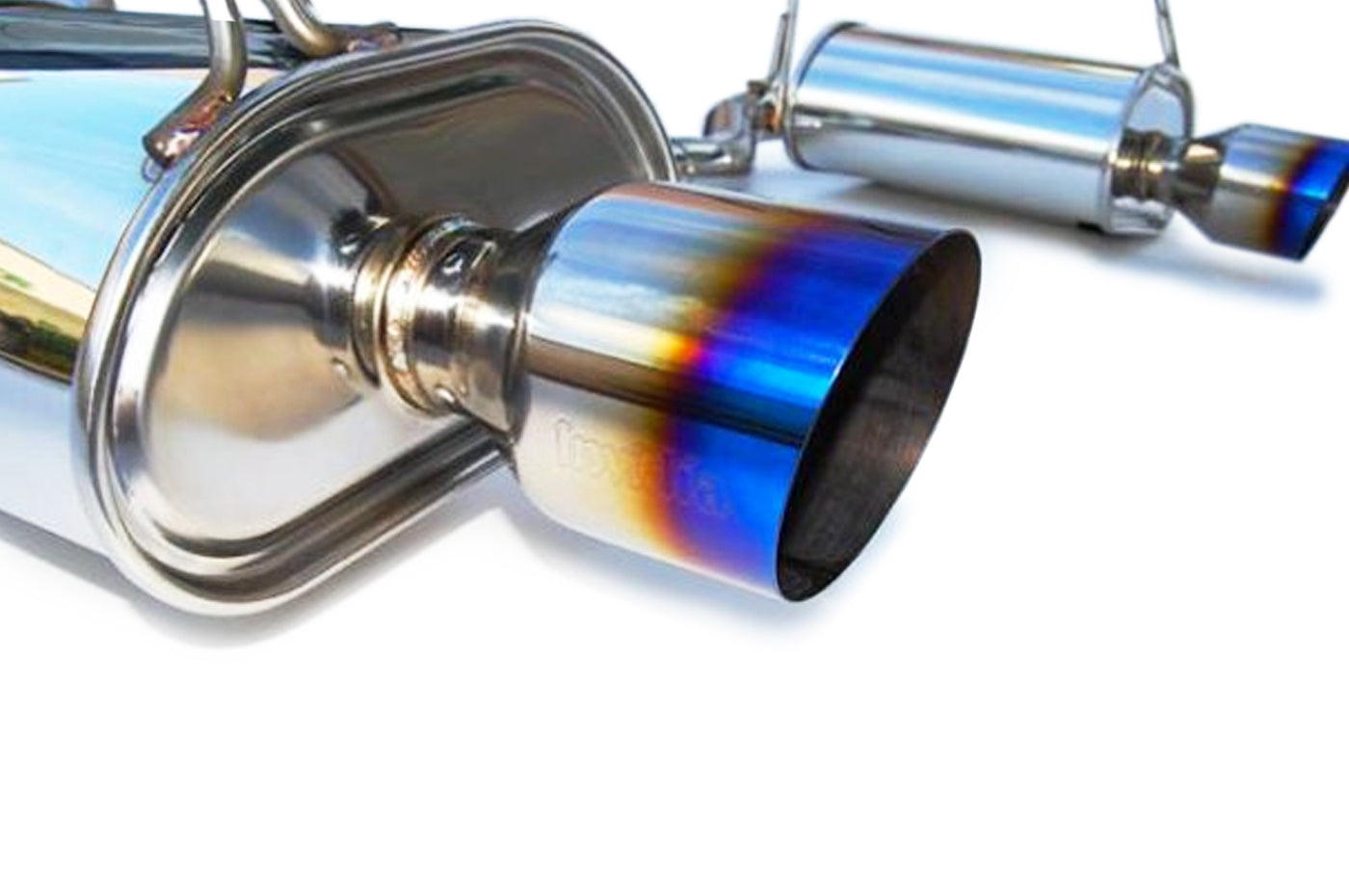 Invidia Q300 Cat-Back Exhaust for S2000 Dual Exit with Blue Titanium Tips (HS00HS1G2T)