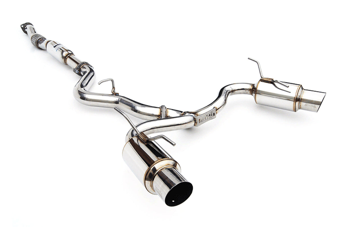 Invidia N1 Cat-Back Exhaust for 08-14 WRX/STi Hatch with Polished Tips (HS08STIGTP)