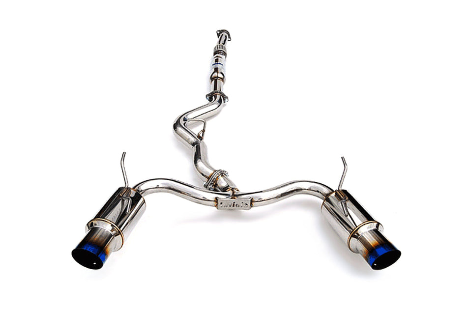 Invidia N1 Cat-Back Exhaust for 08-14 WRX/STi Hatch with Blue Tips (HS08STIGTT)