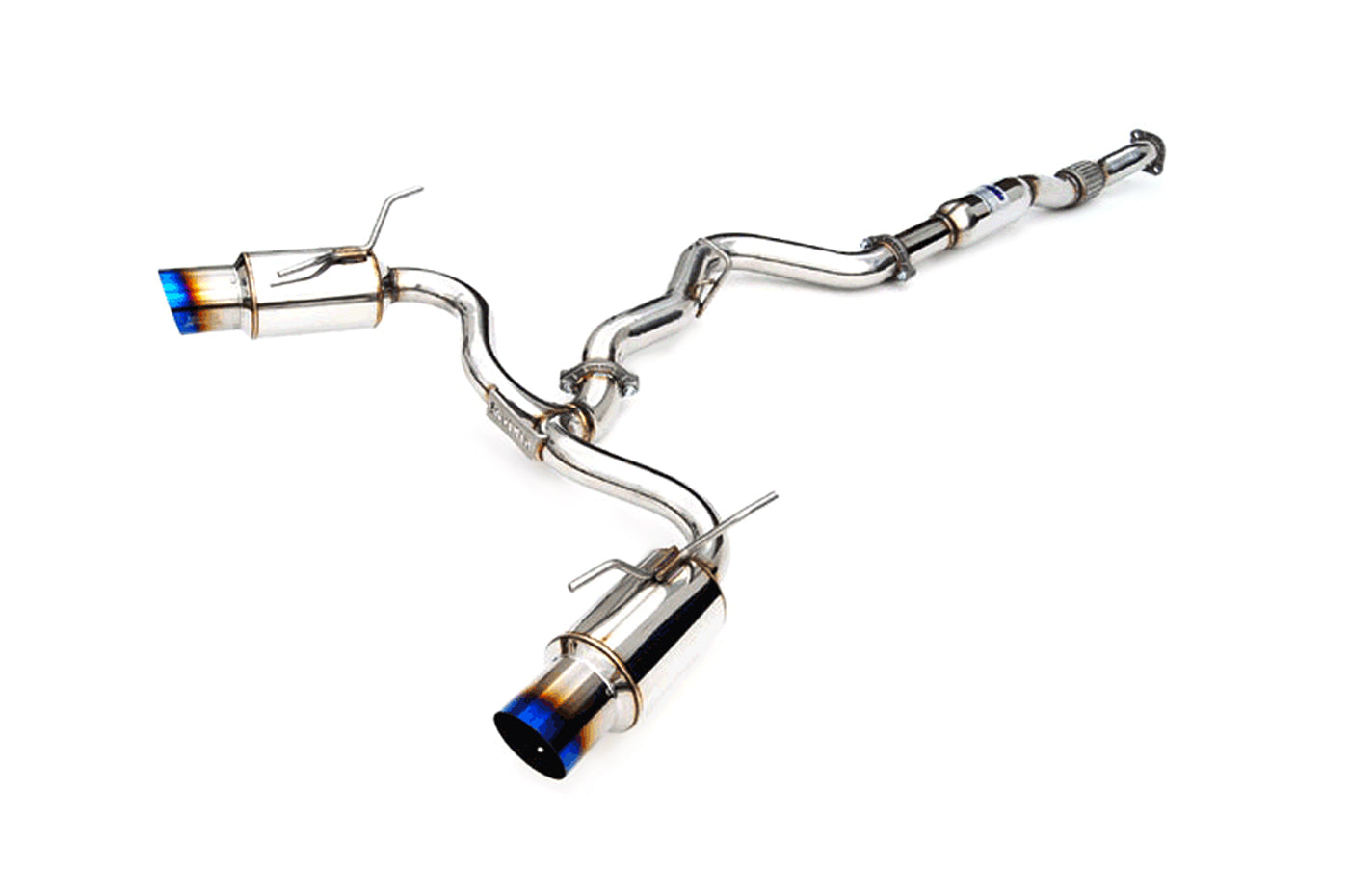 Invidia N1 Cat-Back Exhaust for 08-14 WRX/STi Hatch with Blue Tips (HS08STIGTT)