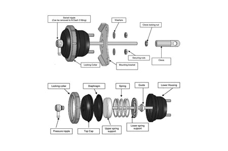 Turbosmart IWG75 Evo 9 Wastegate Actuator