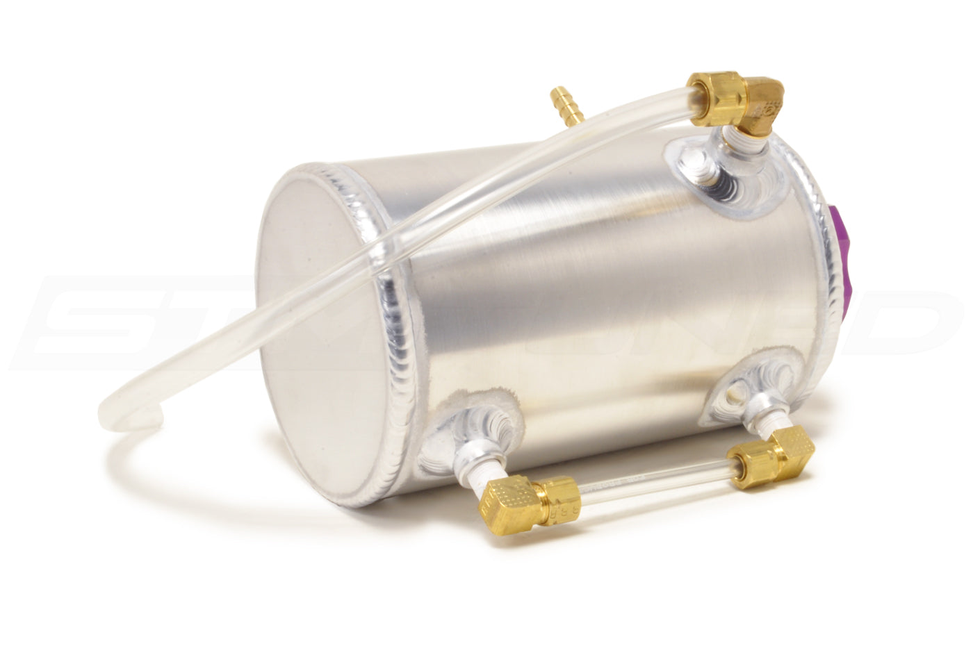 JMF Coolant Overflow for Evo 7/8/9 with Purple Cap (EVO-OVFL-02)