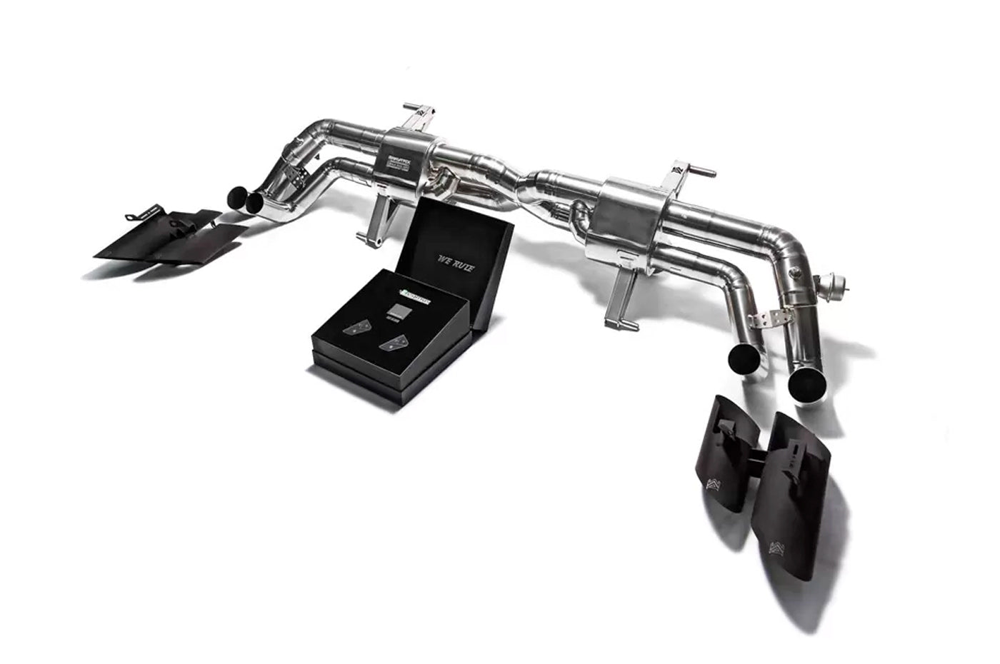 Armytrix Titanium Exhaust for Huracan LP580 LP610 (with Black Tips LBHL6-QT21M)