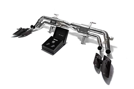 Armytrix Titanium Exhaust for Huracan LP580 LP610 (with Black Tips LBHL6-QT21M)