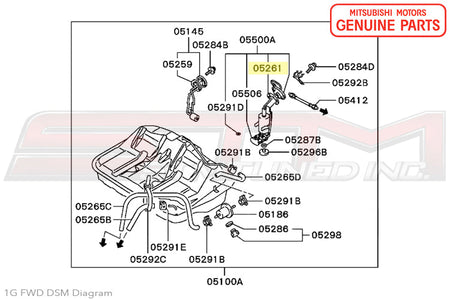 MB400578 Mitsubishi Fuel Tank Sending Unit Gasket - 1G DSM FWD