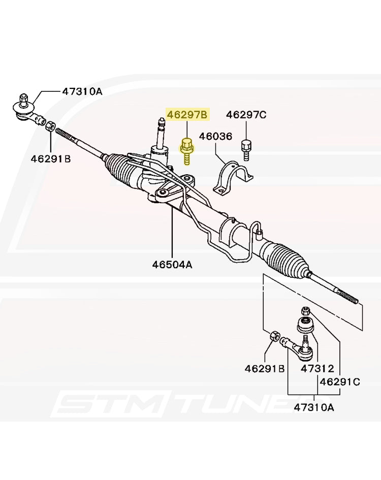 JDM Evo 7 Steering Rack
