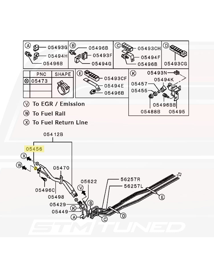 Evo 8 Diagram