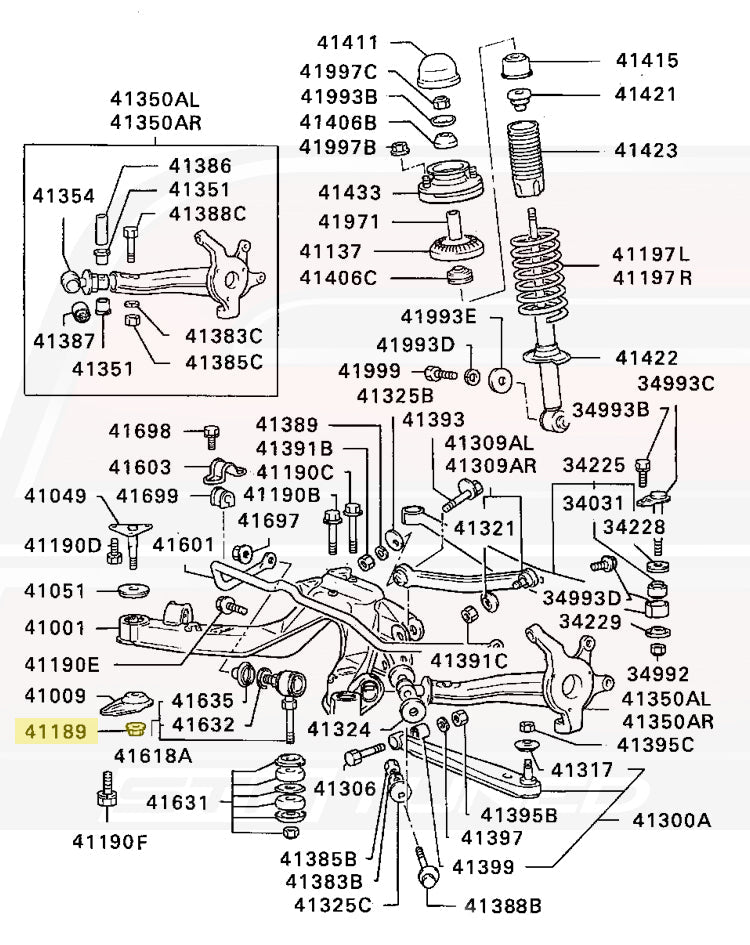 1G DSM AWD Diagram