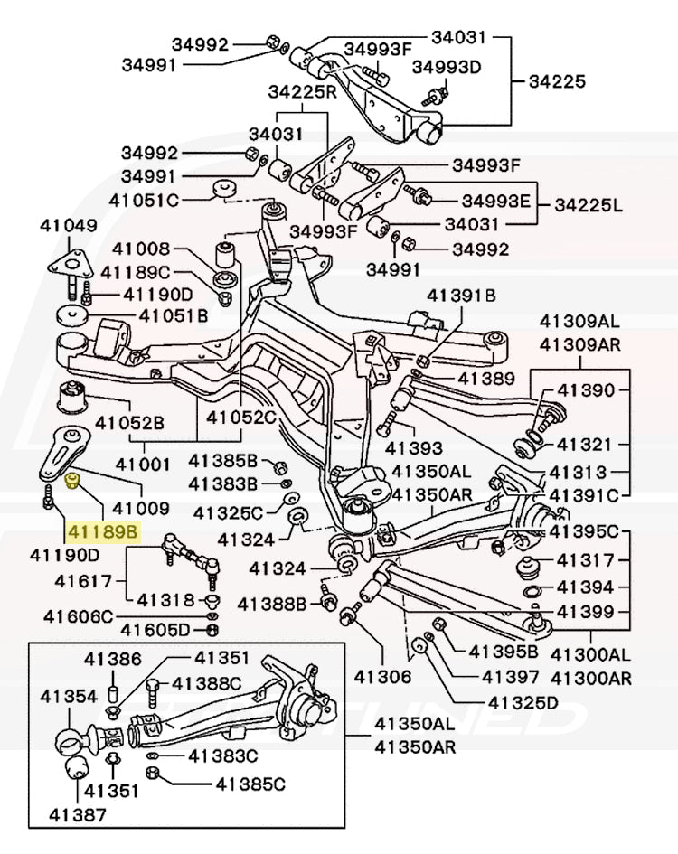 3000GT AWD VR4 Diagram