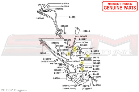 MB829013 Mitsubishi Shifter Link Bushing - 2G DSM