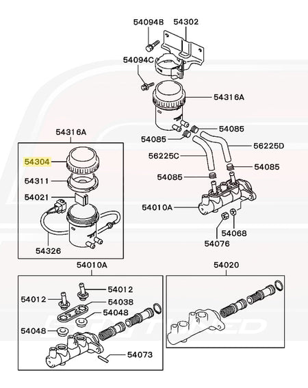 1999 Eclipse GSX Diagram