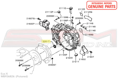 MB936826 Mitsubishi Manual Transmission Input Shaft Seal - Evo 4-X