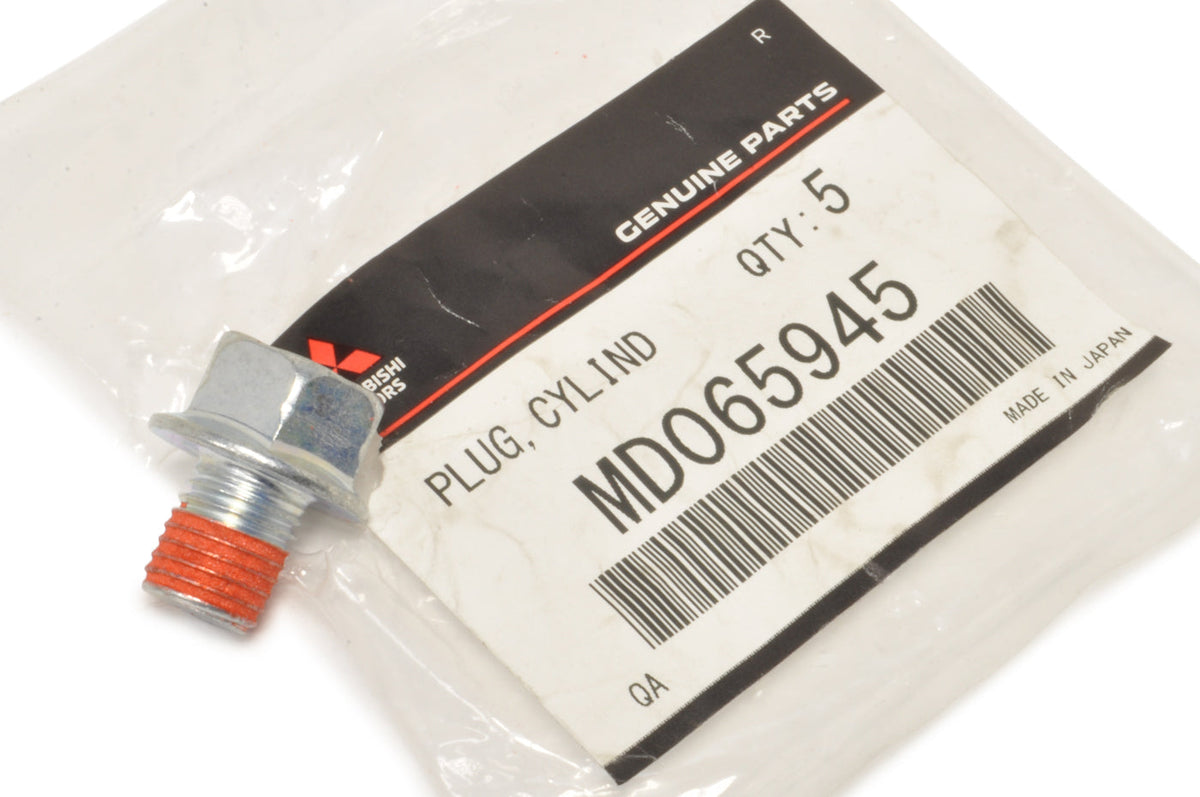 Mitsubishi OEM Cylinder Block Plug for 4G63 Evo DSM (MD065945)