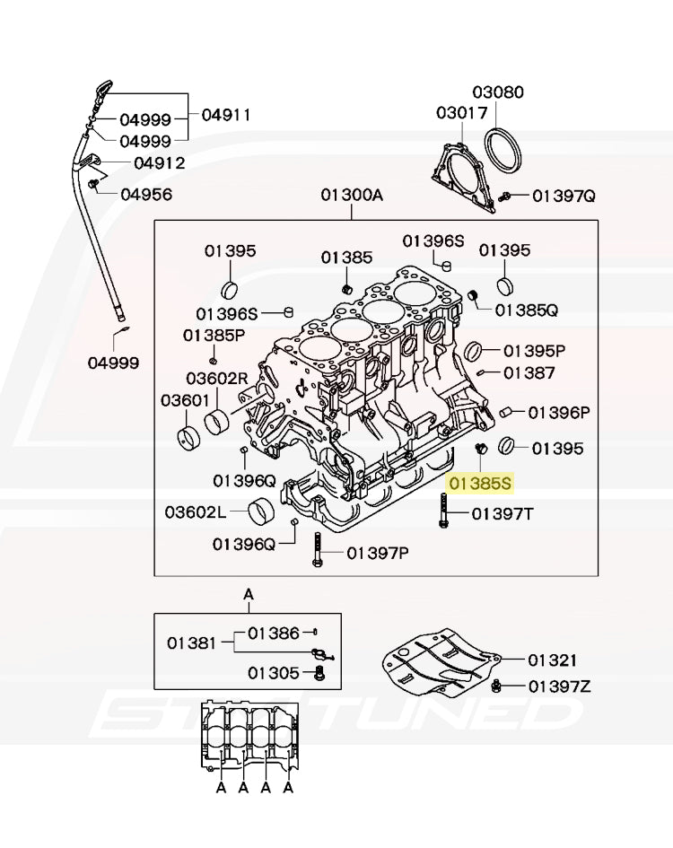 Evo CT9A Diagram for Reference
