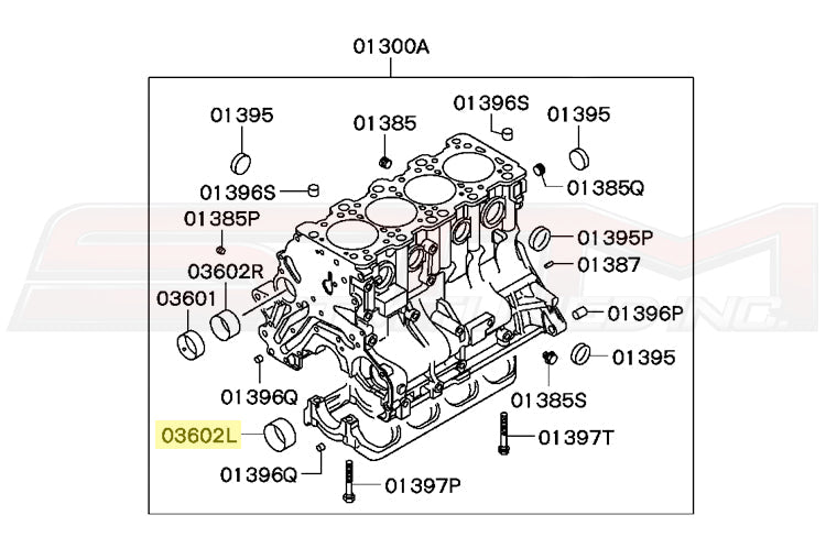 Mitsubishi OEM 4G63 Balance Shaft Bearing for Evolution and DSM Image © STM Tuned Inc.  Part Number MD082302