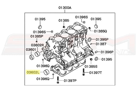 Mitsubishi OEM 4G63 Balance Shaft Bearing for Evolution and DSM Image © STM Tuned Inc.  Part Number MD082302