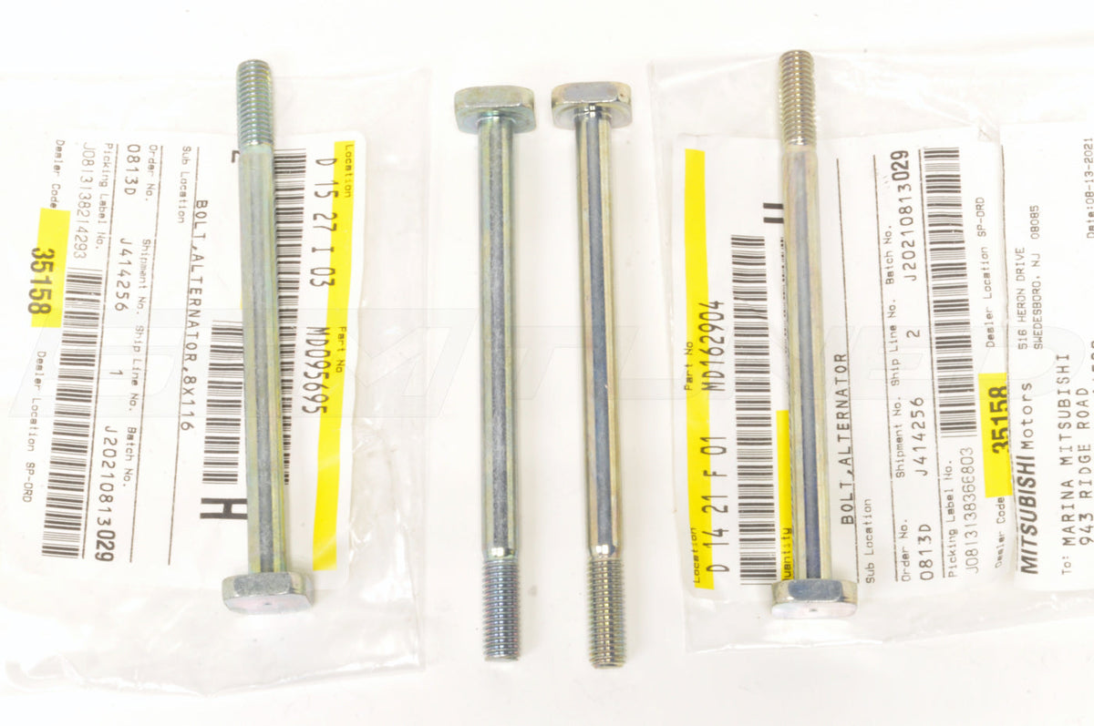 Mitsubishi OEM Long Alternator Bolts for 1G/2G DSM