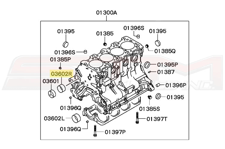 Mitsubishi OEM 4G63 Balance Shaft Bearing for Evolution and DSM Image © STM Tuned Inc.  Part Number MD103722