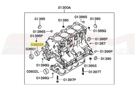 Mitsubishi OEM 4G63 Balance Shaft Bearing for Evolution and DSM Image © STM Tuned Inc.  Part Number MD103722