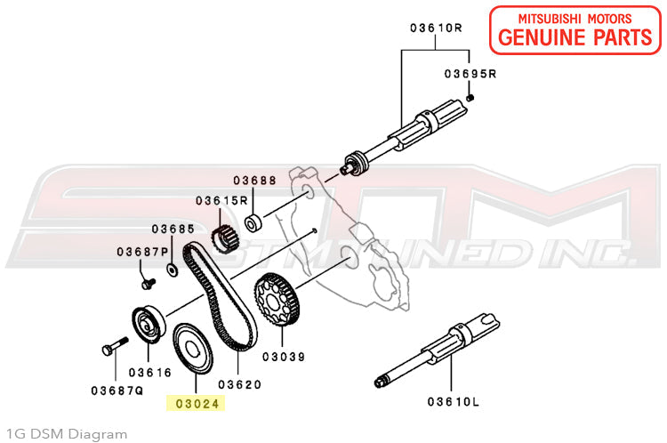 MD131241 Mitsubishi Crank Trigger Plate - 1G DSM (6-Bolt)