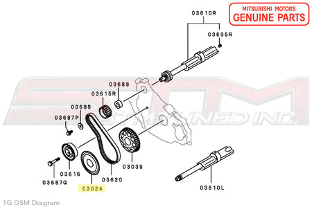 MD131241 Mitsubishi Crank Trigger Plate - 1G DSM (6-Bolt)