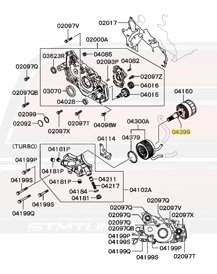 1G DSM 7-Bolt Diagram
