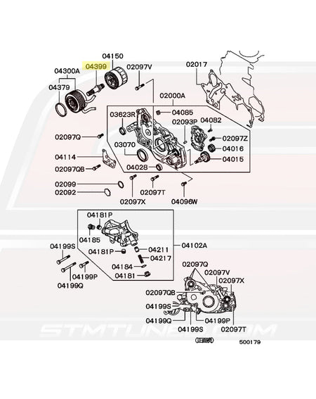 2G DSM 7-Bolt Diagram