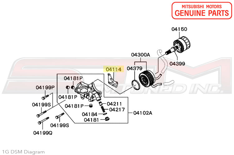 MD149370 Mitsubishi Oil Filter Housing Gasket - 6-Bolt DSM