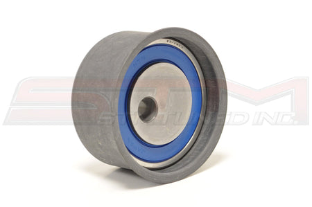 Mitsubishi OEM Timing Belt Tensioner Pulley for 2G DSM Image © STM Tuned Inc.  Part Number MD182537