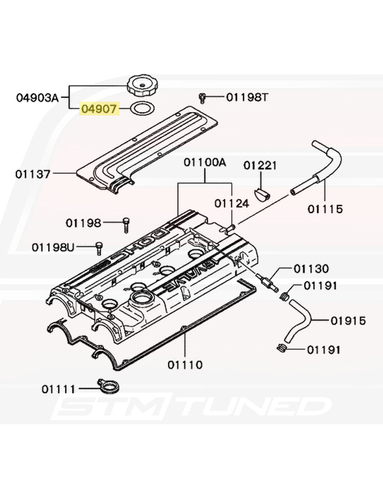 MD311638 2G DSM Valve Cover