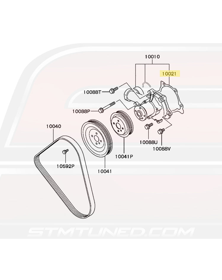 2G DSM Water Pump Diagram